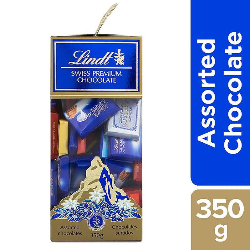 Lindt Swiss Premium Assorted Naps 350g Imported