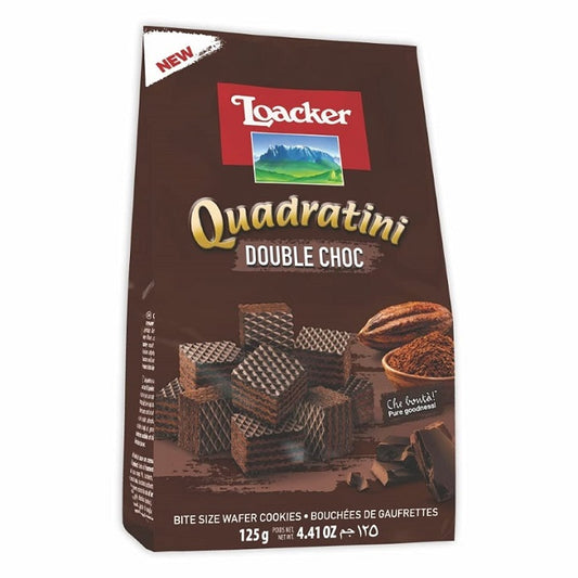 Loacker Quadratini Double Chocolate 125g