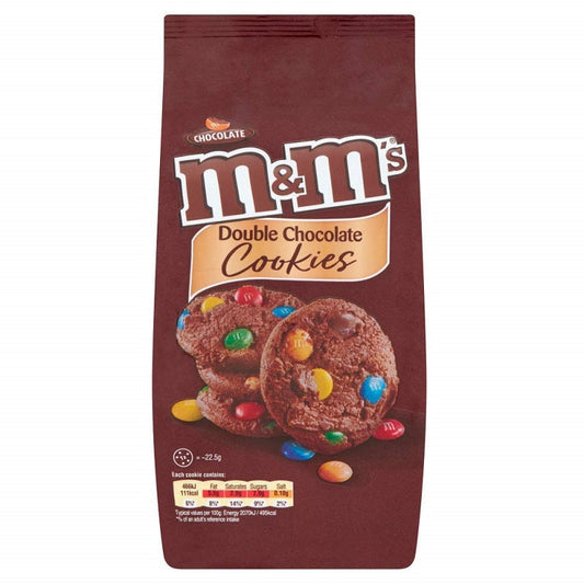 M&M's  Double Chocolate Cookies Imported 180g