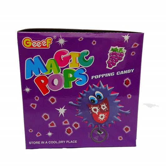 Magic Pops Popping Candy Grape Flavor (Pack of 40)