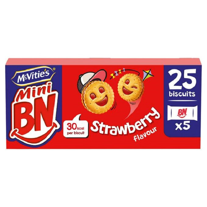 McVitie's Mini BN Strawberry Biscuits 175gm