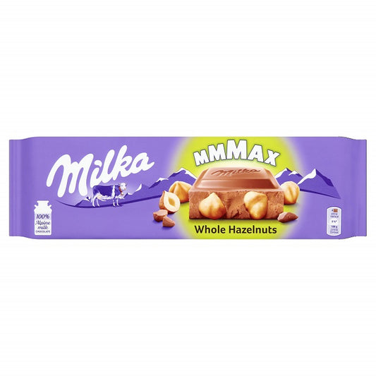 Milka Max Hazelnut Chocolate Bar 300g