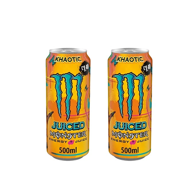 Monster Khaotic Energy Drink 500ml (Pack of 2)