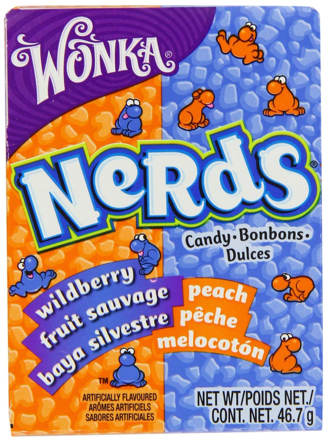 Wonka Nerds Wild Berry & Peach 47g