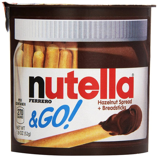 Nutella & Go Hazelnut Spread & Malted Bread Sticks 52g Imported