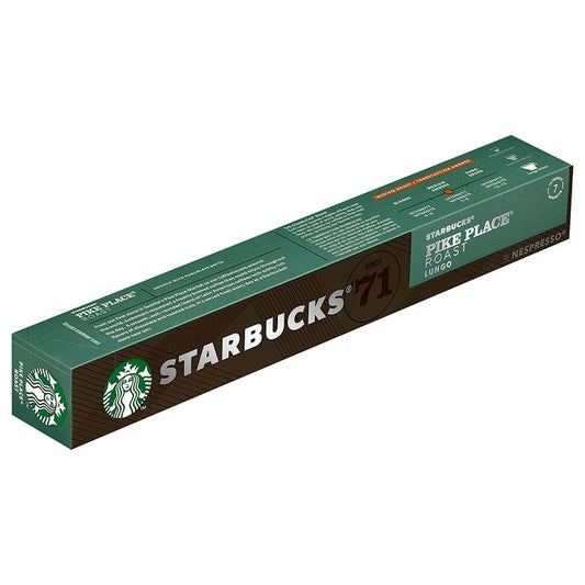 Starbucks By Nespresso Pike Place Roast Coffee Pods 10 Capsules