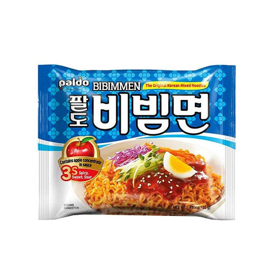 Paldo Bibimmen Spicy Korean Noodles - 130 gm