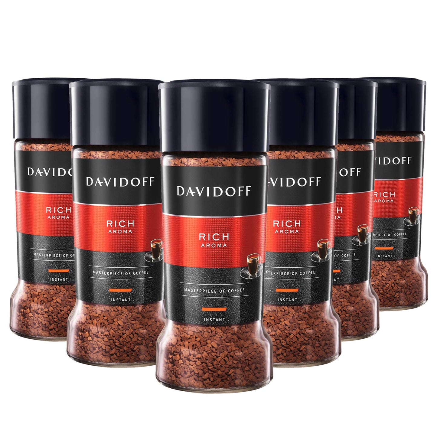 Davidoff Rich Aroma Coffee Bottle 6 x 100g