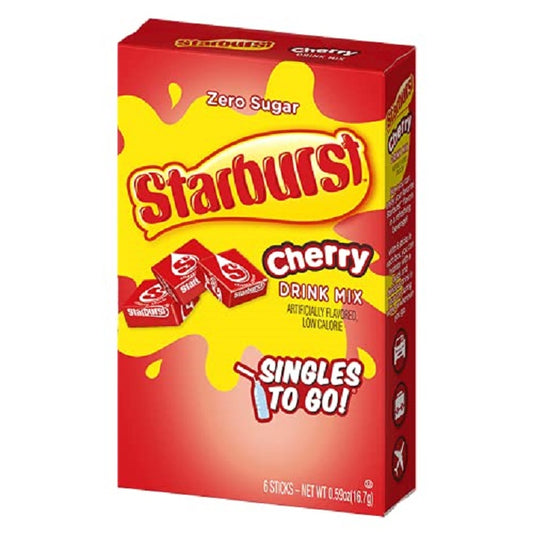 Starburst Cherry Drink Mix 6 Sticks