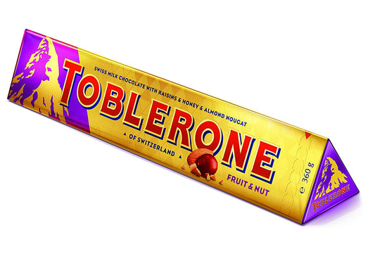 Toblerone Fruit & Nut 360g Imported