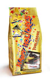 Toblerone Happy Holidays Chocolate (Milk, Dark & White), 272g