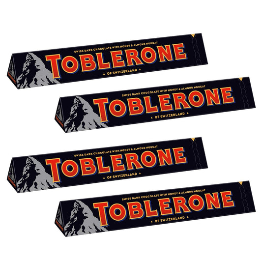 Toblerone Dark Chocolate Pack of 4 x 100g