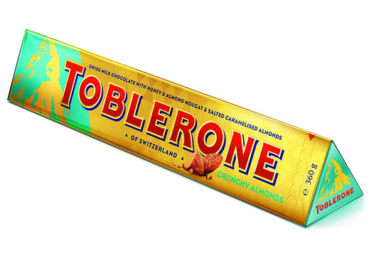 Toblerone Crunchy Almonds 360g Imported