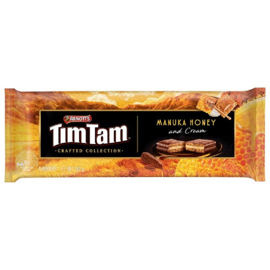 Arnott's Tim Tam Manuka Honey and Cream Biscuit 160g