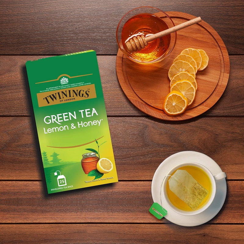 Twinings Green Tea Lemon & Honey, 25 Teabags