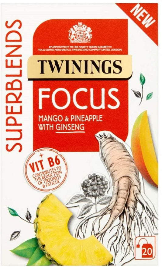 Twinings Superblends Focus 20 Tea Bags