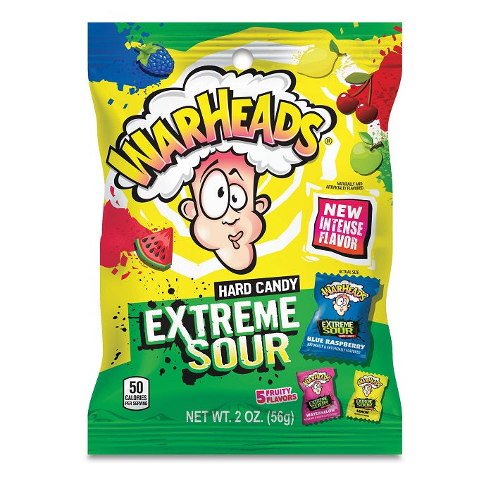 Warheads Extreme Sour Hard Candy 56gm