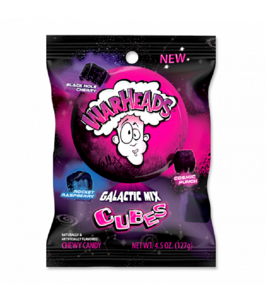 Warheads Galactic Mix Cubes 127gm