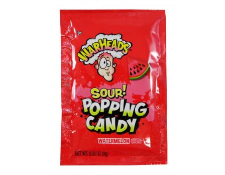 Warheads Popping Candy Watermelon (Pack Of 20)