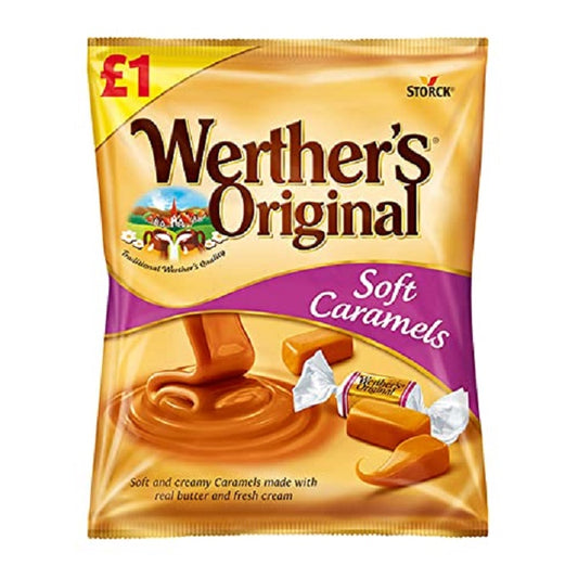 Werther's Original Soft Caramels Candy 110gm