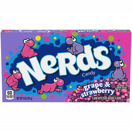 Wonka Nerds Grape & Strawberry Candy, 141gm