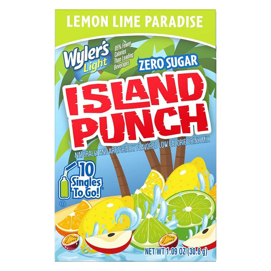 Wyler's Light Island Punch Lemon Lime Paradise Drink 30.8gm