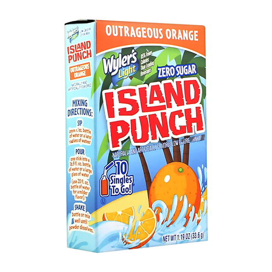 Wyler's Light Island Punch Outrageous Orange 10-Pack (33.6g)