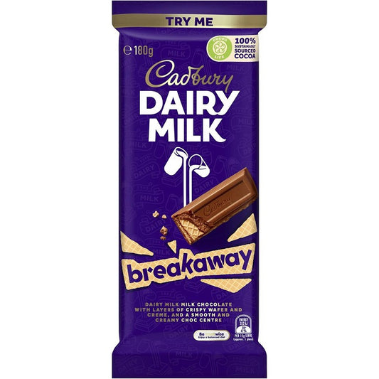 Cadbury Dairy Milk Breakaway 180gm