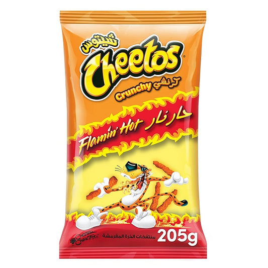 Cheetos Flamin Hot Crunchy 205g Imported