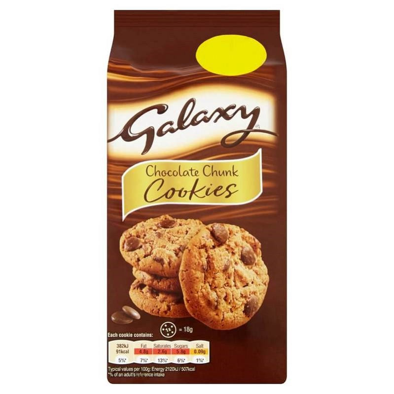 Galaxy Chocolate Chunk Cookies Imported 180g