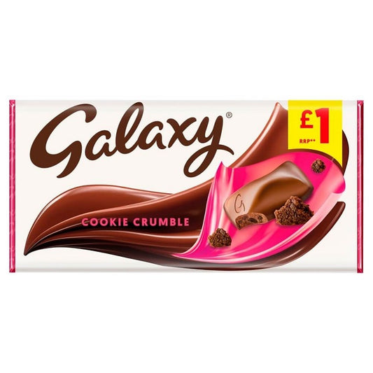 Galaxy Cookie Crumble Chocolate 114g Imported