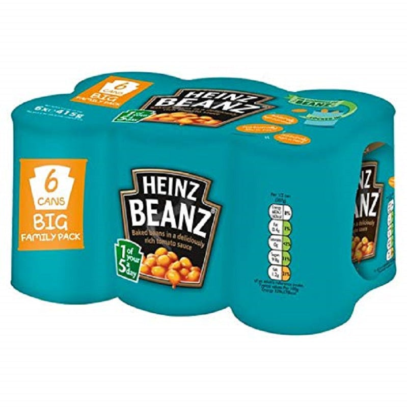 Heinz Baked Beans 415g (Pack of 6)