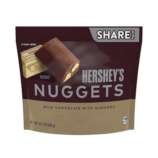 Hershey's Nuggets Milk Chocolate with Almonds 286gm