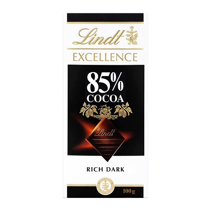 Lindt Excellence 85% Cocoa Dark Chocolate 100g