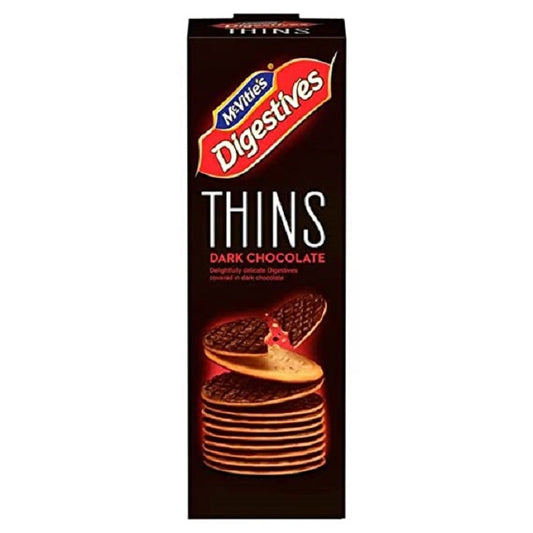 McVities Digestive Thins Dark Chocolate, 180gm