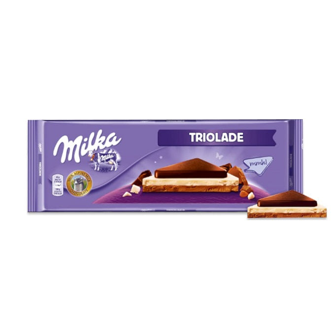 Milka Triolade Chocolate 280g Imported