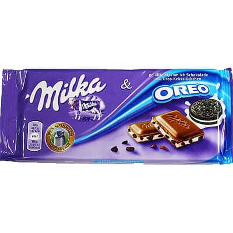 Milka Oreo Milk Chocolate 100g Imported