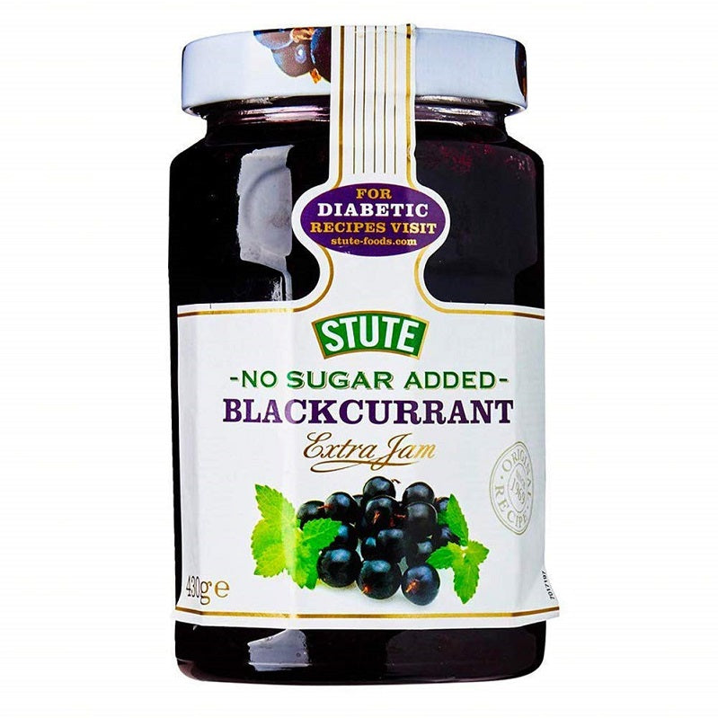 Stute Blackcurrant Jam Bottle 430g Imported